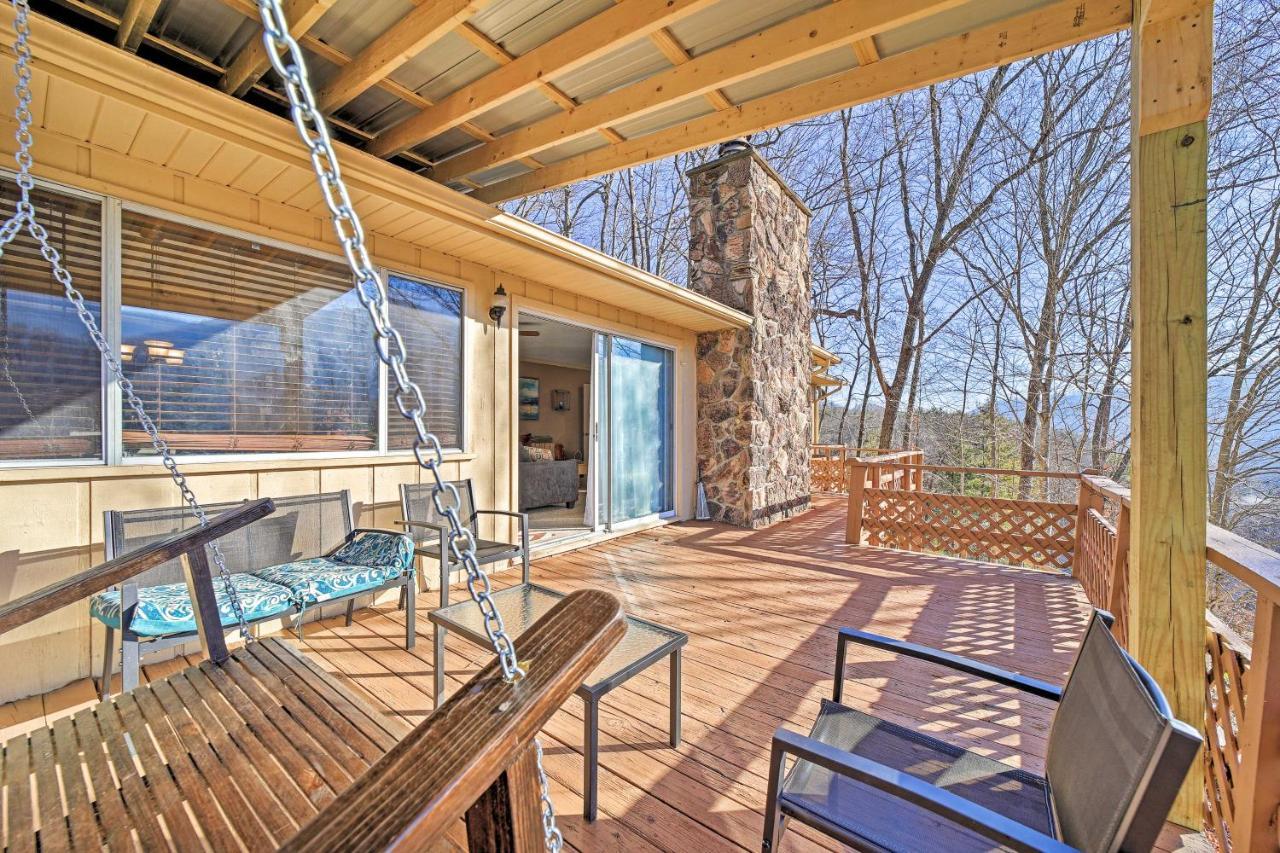 Mountain-View Maggie Valley House With Spacious Deck Exterior foto