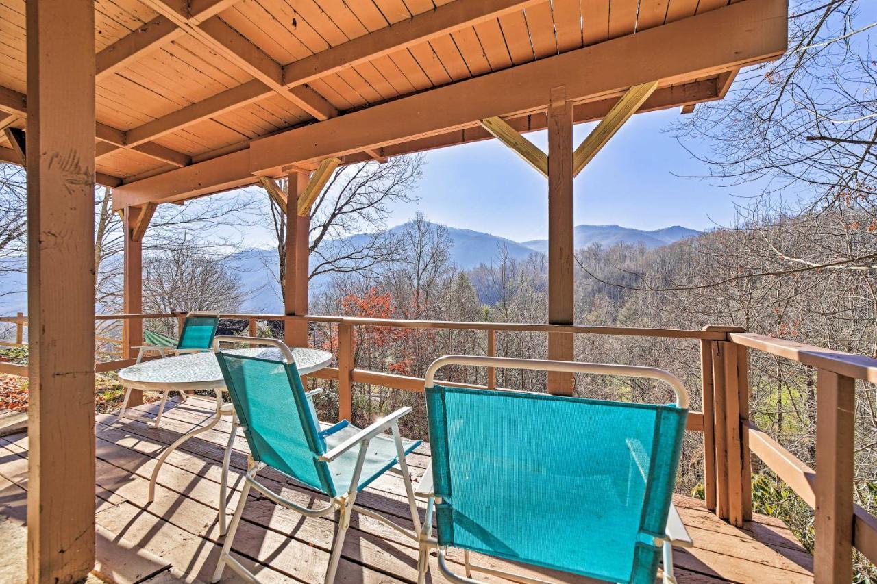 Mountain-View Maggie Valley House With Spacious Deck Exterior foto