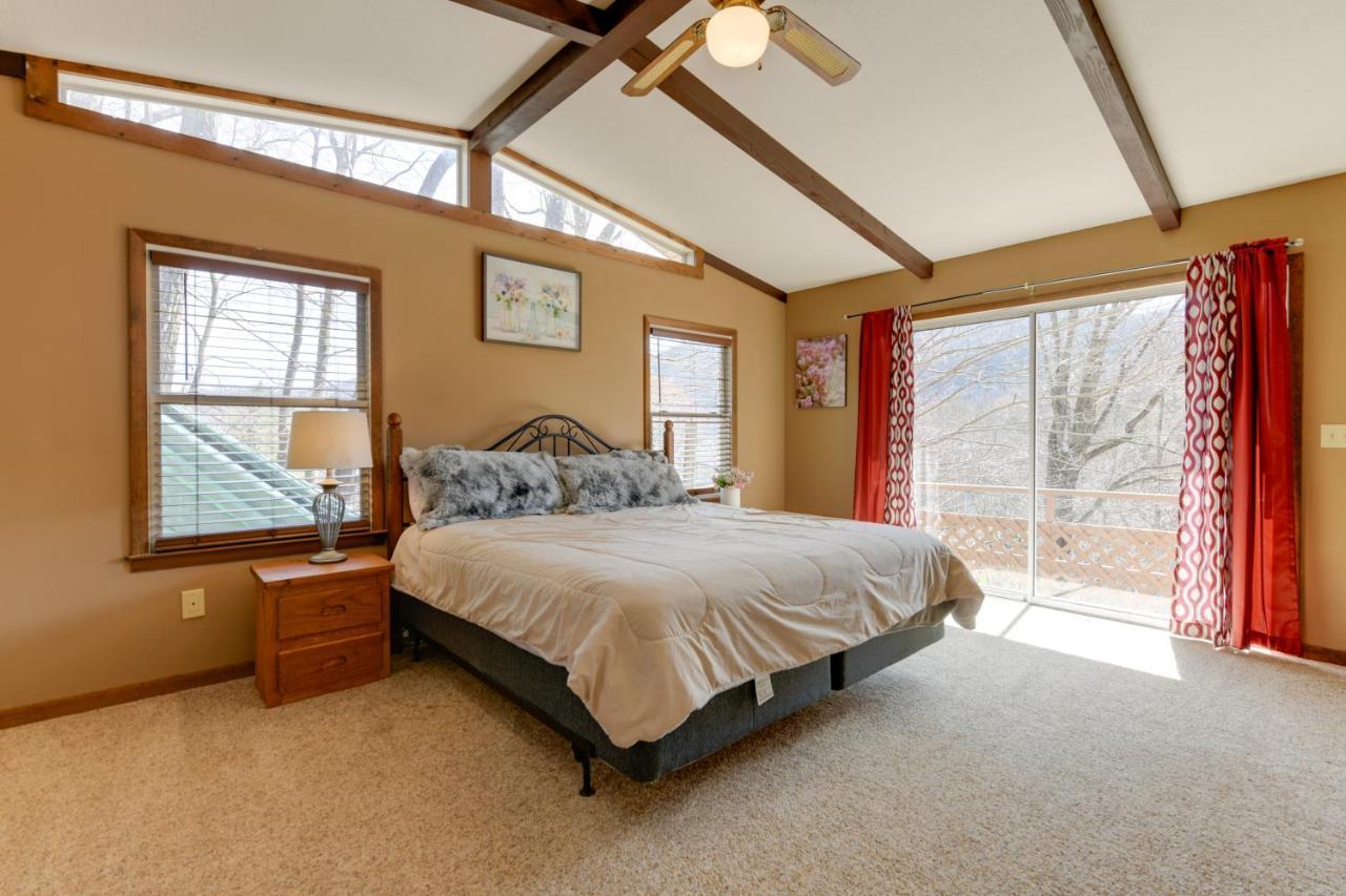 Mountain-View Maggie Valley House With Spacious Deck Exterior foto